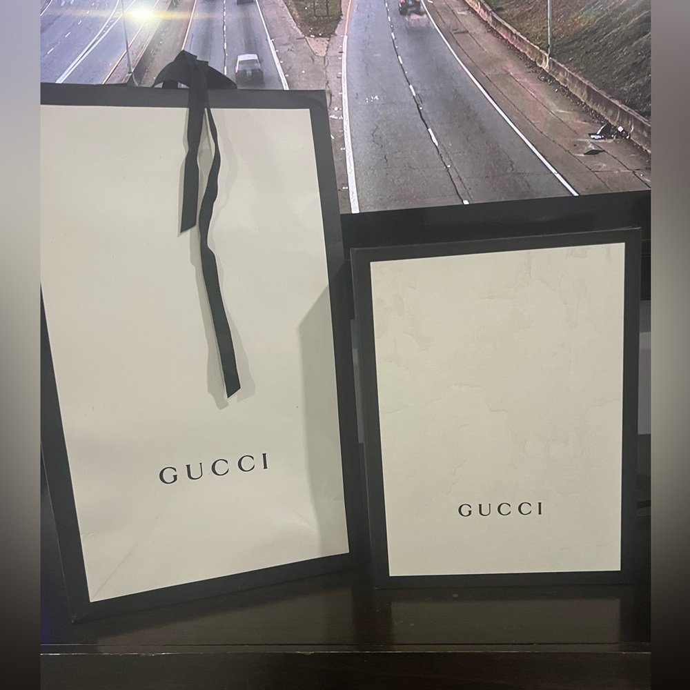 Authentic Gucci Gift Bag and Box